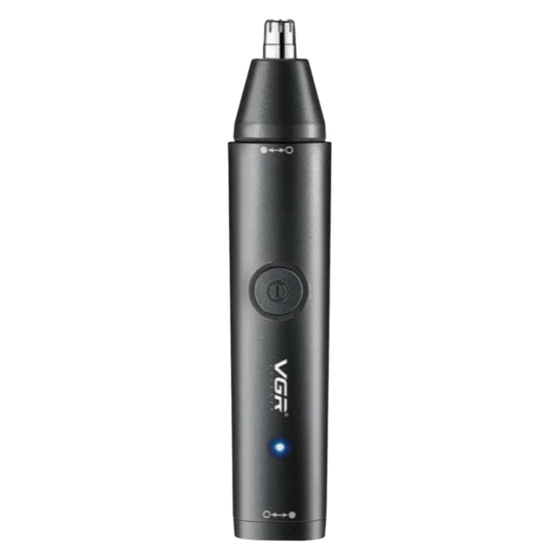 ماشین اصلاح موی سر و صورت وی جی ار مدل V-613 با تیغه استیل ضدزنگ، ضدآب، نحوه اصلاح چرخشی، وزن 100 گرم، مدت زمان استفاده و شارژ 1 ساعت