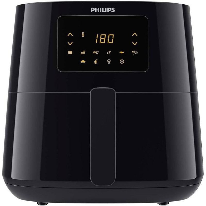 هواپز فیلیپس مدل HD9270/90، ظرفیت 6.2 لیتر، 2000 وات، 7 برنامه پخت، کنترل دیجیتال و پنل لمسی، تکنولوژی RapidAir، صفحه نمایشگر دیجیتال
