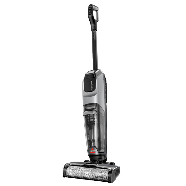 جارو شارژی عصایی بیسل مدل CrossWave OmniForce EDGE 4000E با باتری 2500mAh، توان مکش 31 AirW، سه حالت کاری PowerVac، PowerMop و Turbo، مخزن زباله 660 میلیلیتری، مخزن مایعات 440 میلیلیتری، برس خودتمیزشونده و فناوری ZEROGAP
