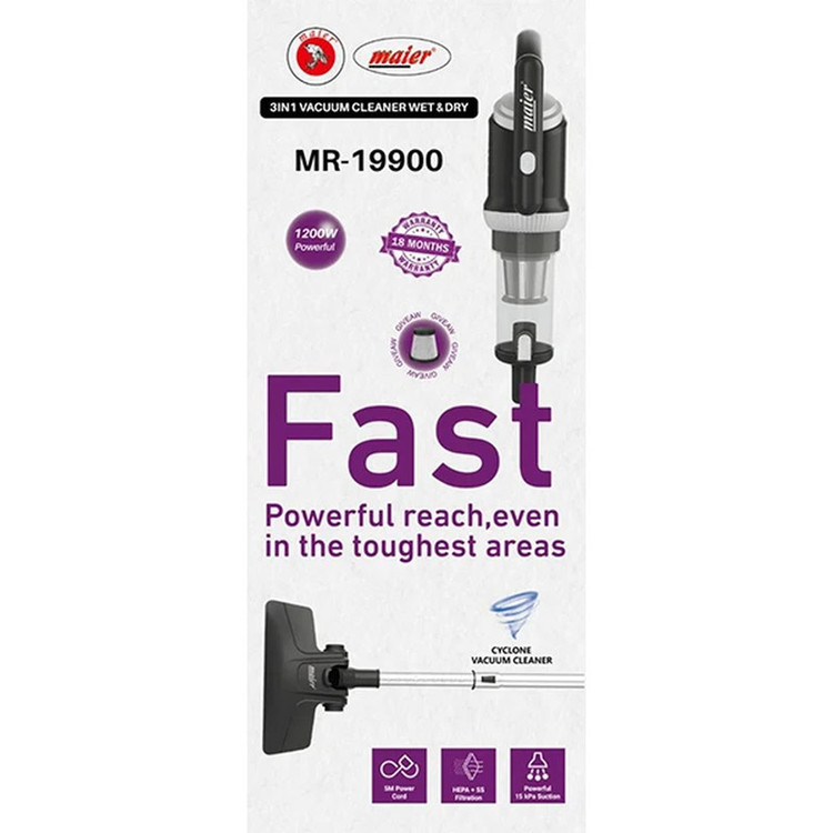 جاروبرقی 1200 وات مایر مدل MR-19900