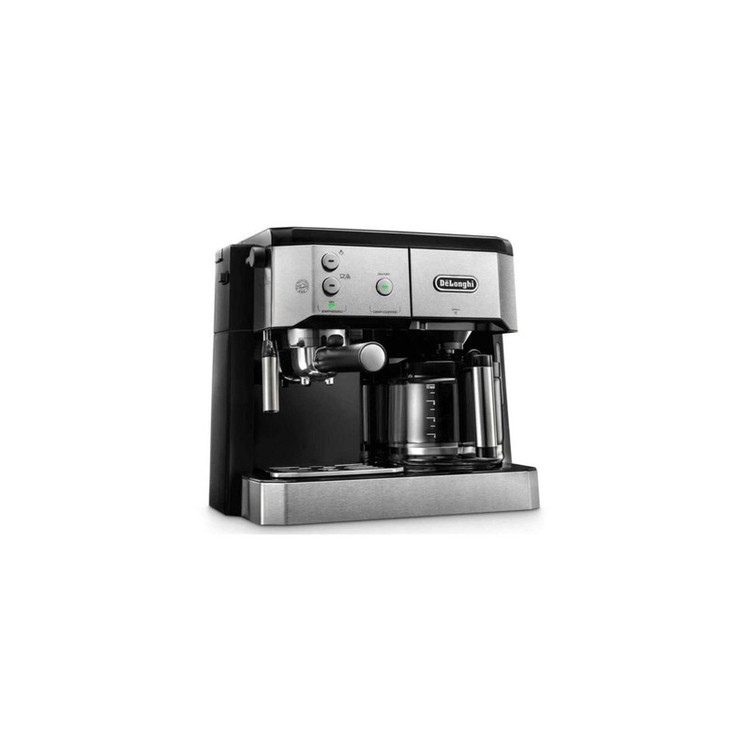 اسپرسوساز 1000 میلیلیتری دلونگی مدل BCO421، با مصرف پودر و پد قهوه، مناسب تهیه اسپرسو، کاپوچینو و فرانسه، دارای 2 عدد نازل قهوه، سیستم گرم کردن فنجان
