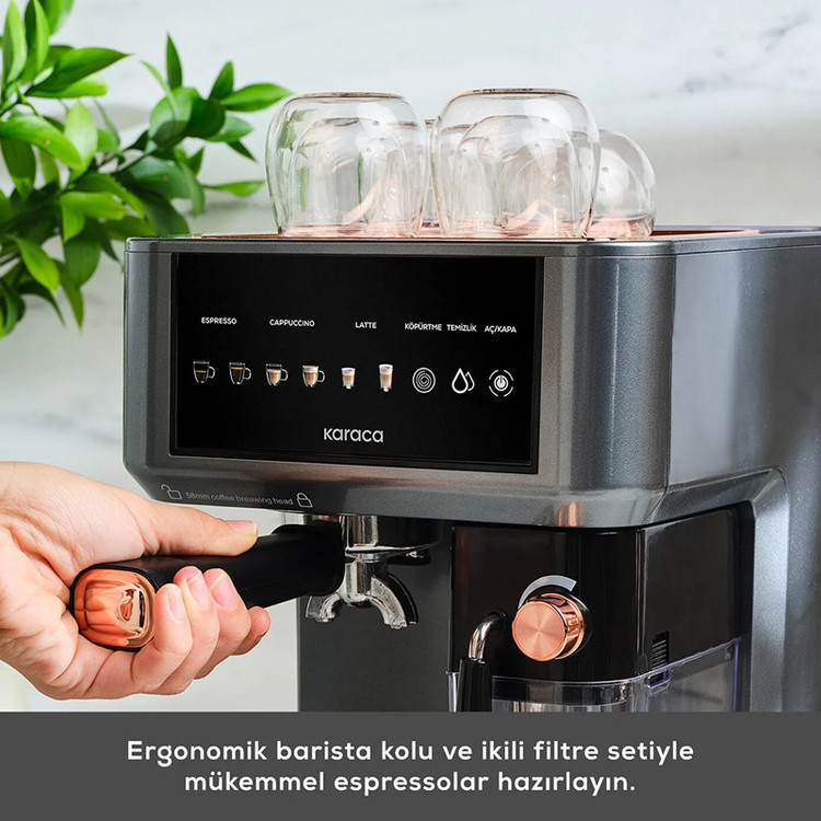 اسپرسو ساز 1800 میلیلیتر کاراجا مدل MyCaffe Barista S10
