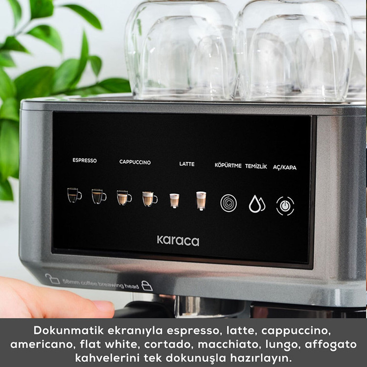 اسپرسو ساز 1800 میلیلیتر کاراجا مدل MyCaffe Barista S10