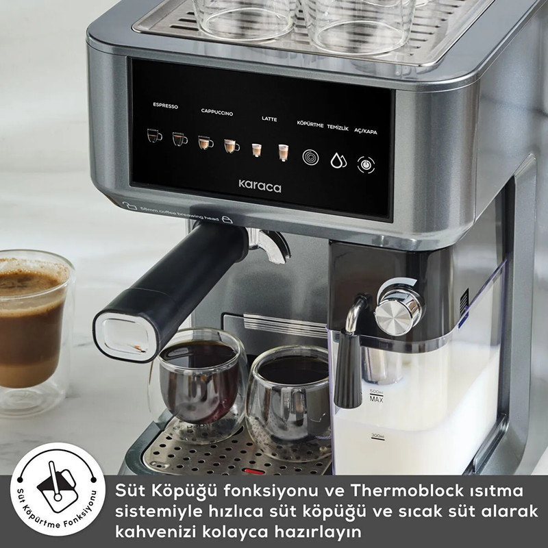اسپرسو ساز 1800 میلیلیتر کاراجا مدل MyCaffe Barista S10