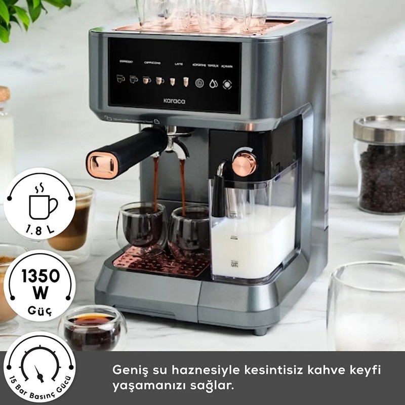 اسپرسو ساز 1800 میلیلیتر کاراجا مدل MyCaffe Barista S10